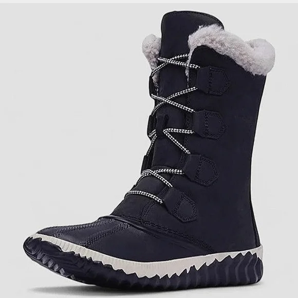 New w/Box Sorel Out N About Plus Women's Tall Waterproof Rain & Snow Boots Sz 10